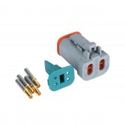 Sand sprinkled connector socket assembly